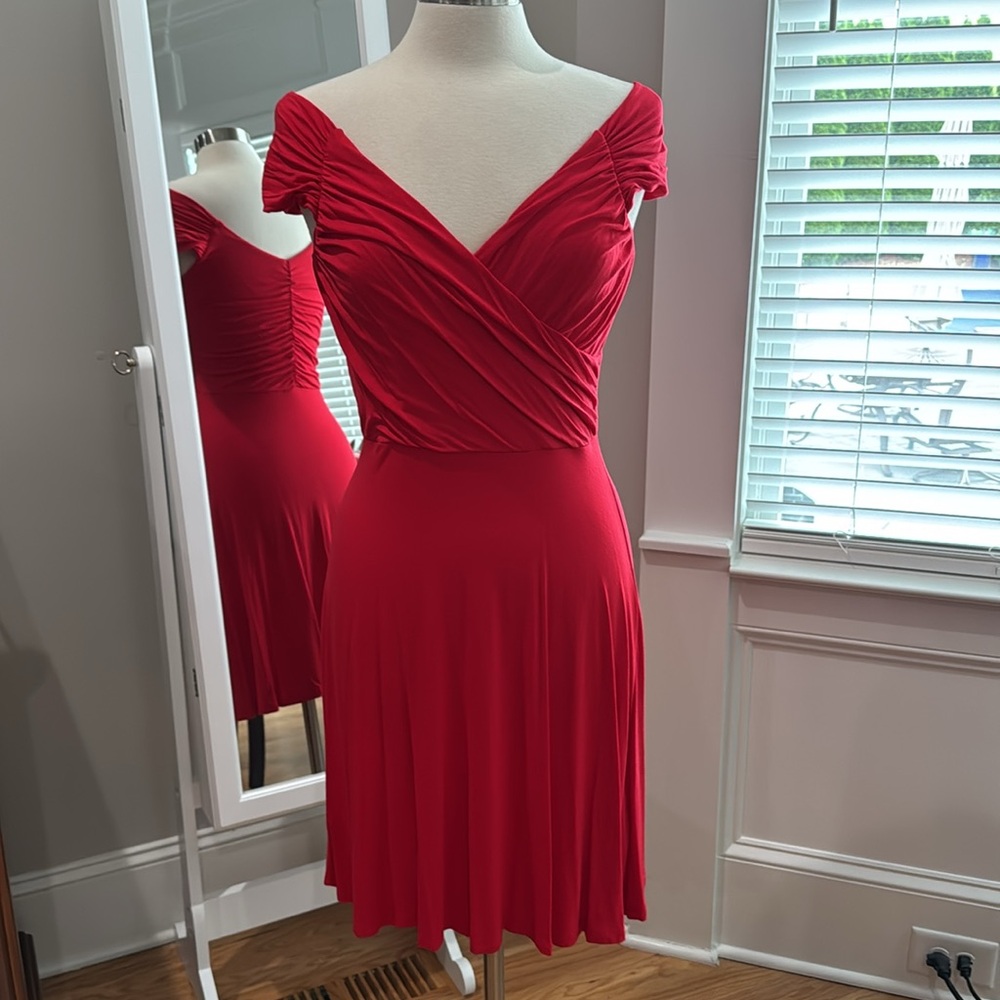 Venus Soft Comfy Sexy Red Sleeveless Dress Sz Small EUC never worn. - Picture 5 of 7